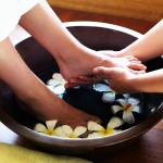 Woman Getting Pedicure